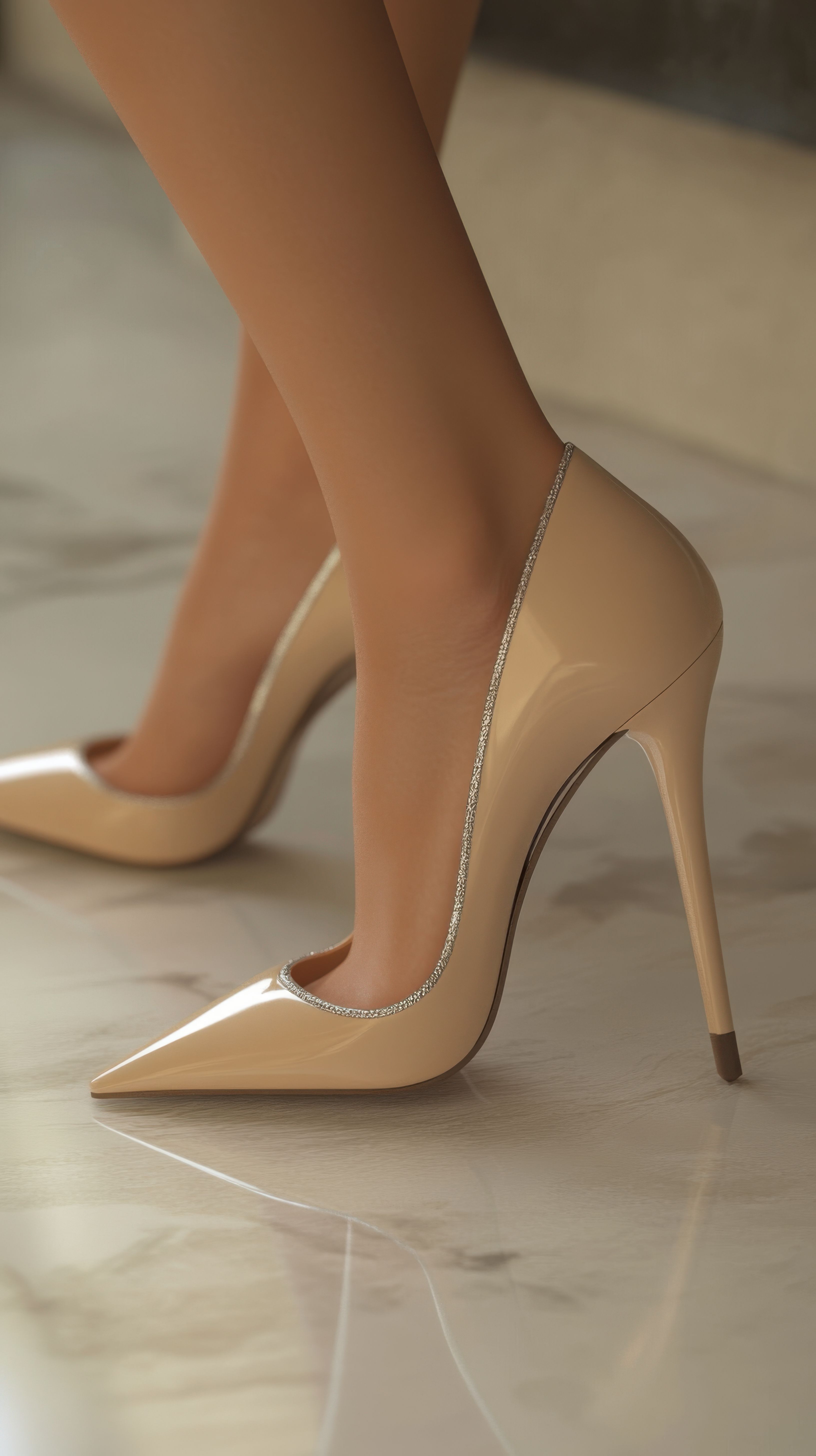 nude pumps
